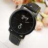 Good Boy Harajuku Korean Fashion lovers quzrtz watch Street Boys And Girls, My Love Belt Black And White Couple Wristwatch